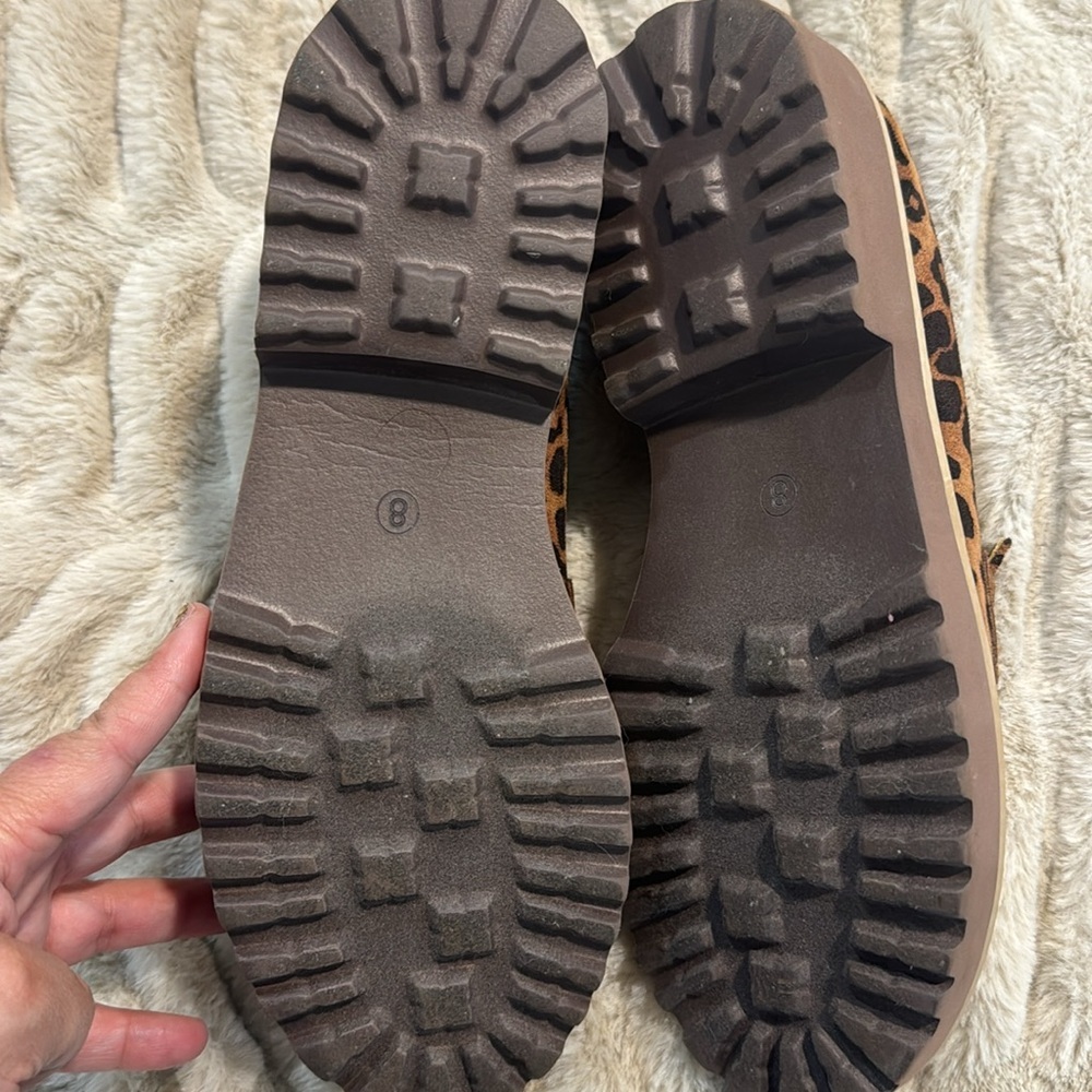 Leopard loafers. NWOT - Picture 4 of 6